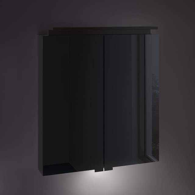 Keuco Royal Lumos Armadio A Specchio 14306, 3 Ante Girevoli, A Parete 1400mm 90831141