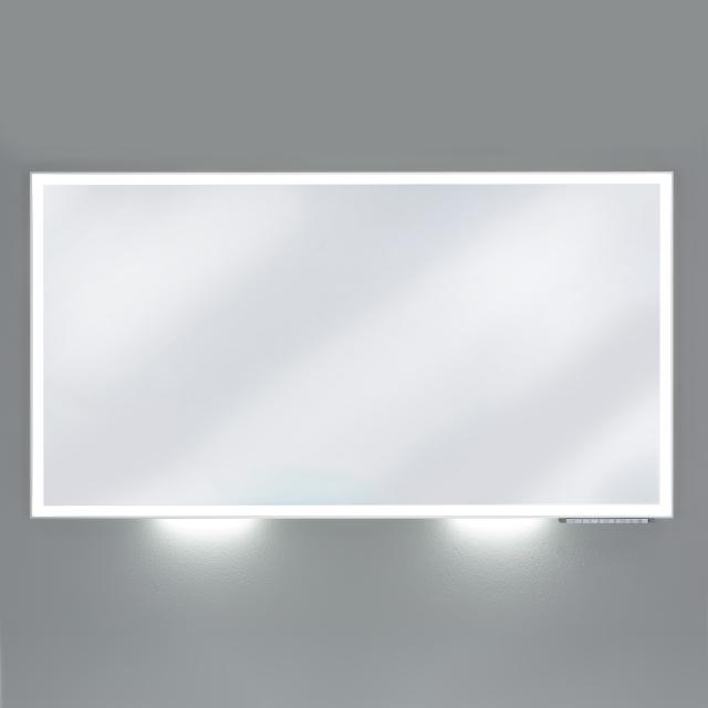 Keuco Royal Lumos Spiegel mit DALI-LED-Beleuchtung silber eloxiert, ohne Spiegelheizung