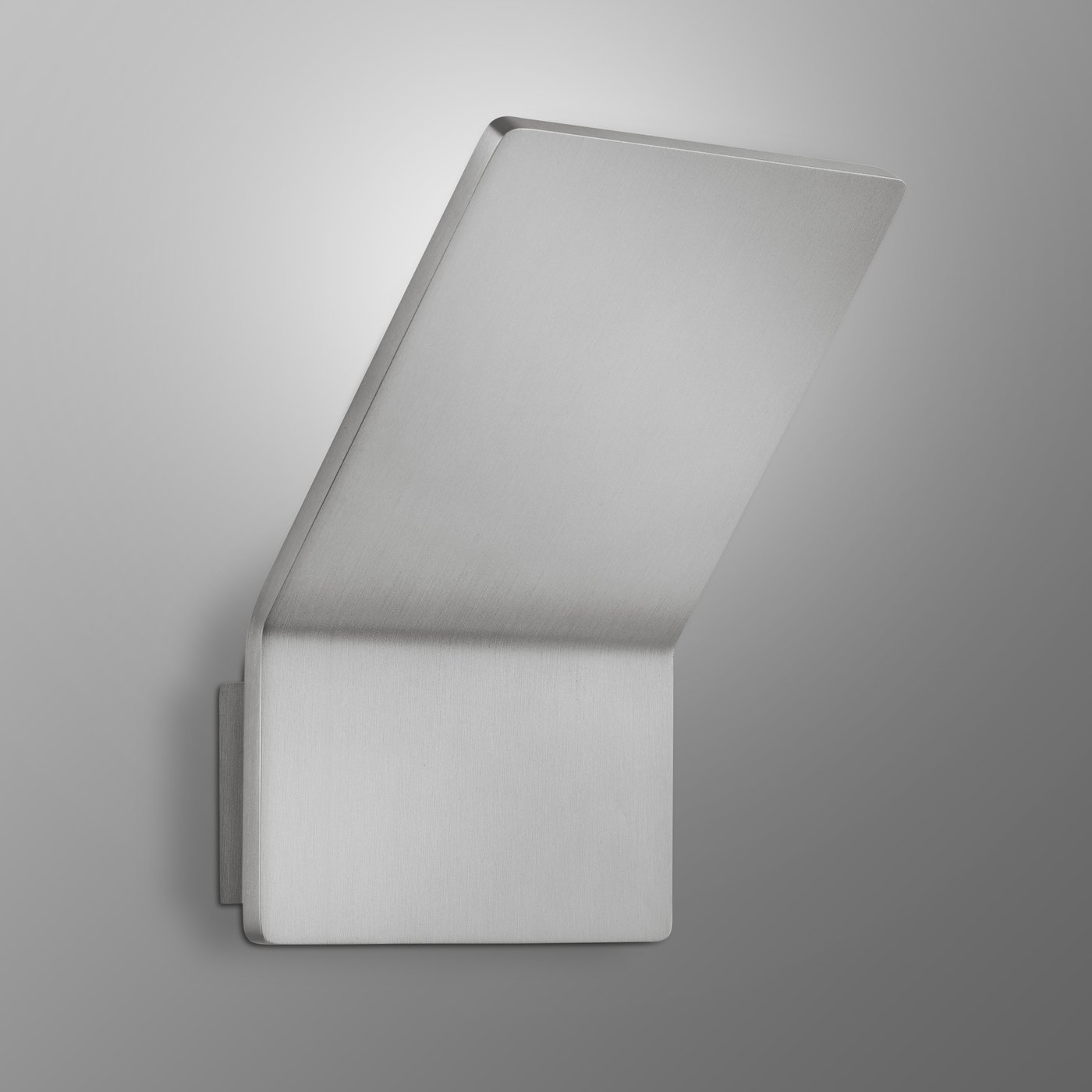 Applique Murale FARO AMBO - Nickel Mat, 1 Ampoule E27, Design Moderne En Fonte D'Aluminium