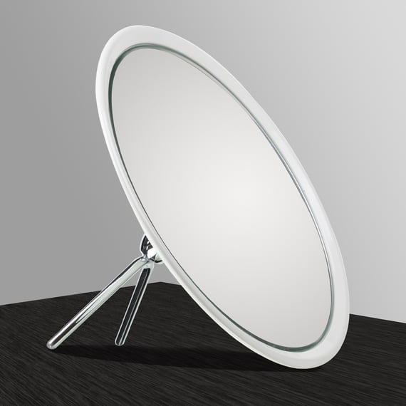 KOH-I-NOOR TOELETTA one-sided beauty mirror with foldable stand chrome -  386KK-6