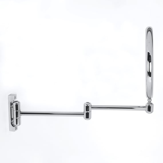 Miroir Grossissant Koh-I-Noor - Double Face X3/x6 - Chrome - Pour Coiffeuse, Salle De Bain, Voyage - Italien
