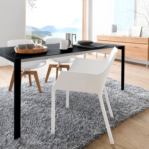 Black deals thin table