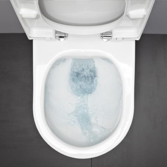 | - Pro Wand-Tiefspül-WC weiß H8209660000001 Spülrand, REUTER LAUFEN ohne