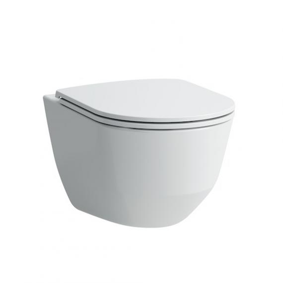LAUFEN Pro Wand-Tiefspül-WC, spülrandlos, mit WC-Sitz weiß - H8669570000001  | REUTER