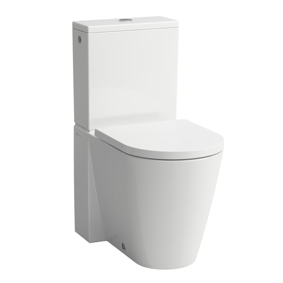 Kartell LAUFEN floorstanding toilet with CleanCoat (LCC), white 