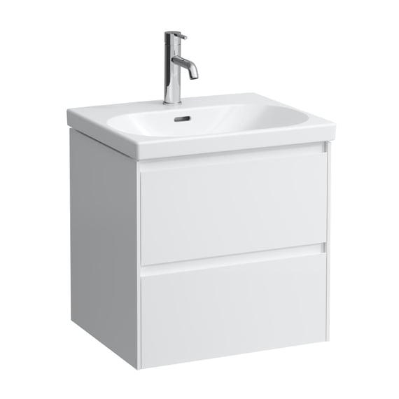 LAUFEN LUA washbasin with LANI vanity unit with 2 pull-out compartments ...