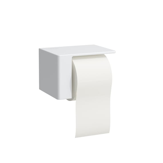 WC-Papierrollenhalter mit Ablage white