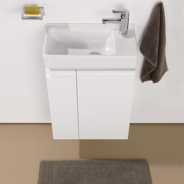 Kartell by LAUFEN Handwaschbeckenunterschrank mit 1 Tür weiß matt