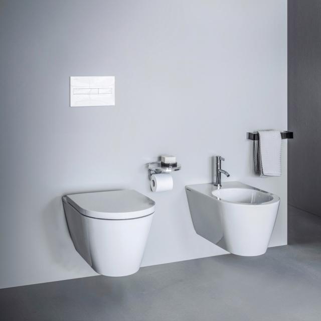 Kartell by LAUFEN Wand-Tiefspül-WC, spülrandlos weiß, mit CleanCoat