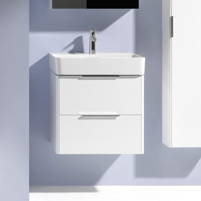 LAUFEN Base für VAL Waschtischunterschrank mit 2 Auszügen weiß glanz