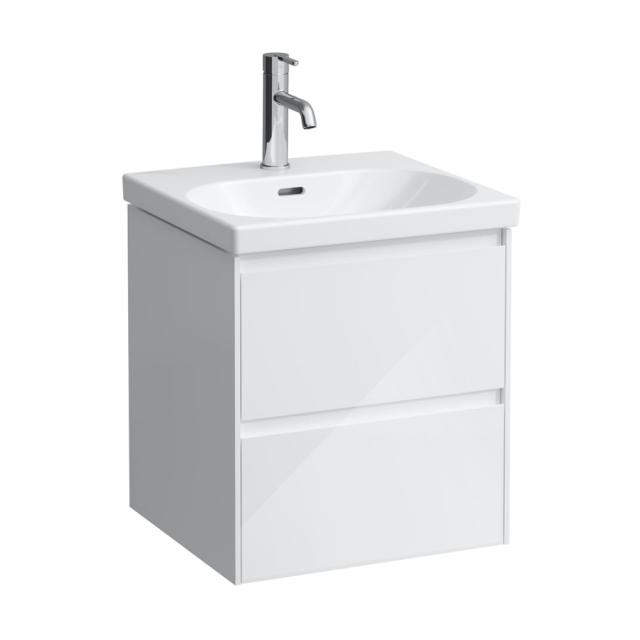 LAUFEN LANI Handwaschbeckenunterschrank mit 2 Auszügen weiß glanz
