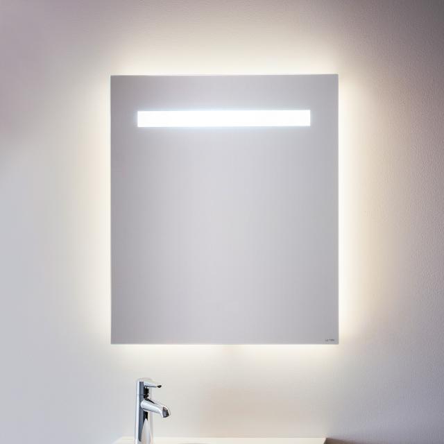 LAUFEN Leelo LED-Spiegel 6000 K, mit Ein-/Aus-Touchdimmer und Ambientelicht