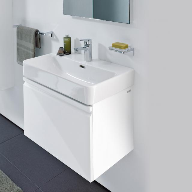 LAUFEN Pro S Waschtischunterschrank mit 1 Auszug Front weiß glanz / Korpus weiß glanz, ohne Innenschublade