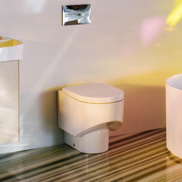 LAUFEN SONAR Stand-Tiefspül-WC spülrandlos weiß, mit CleanCoat