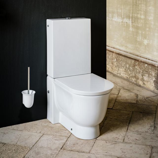 LAUFEN The New Classic Stand-Tiefspül-WC für Kombination spülrandlos weiß, mit CleanCoat