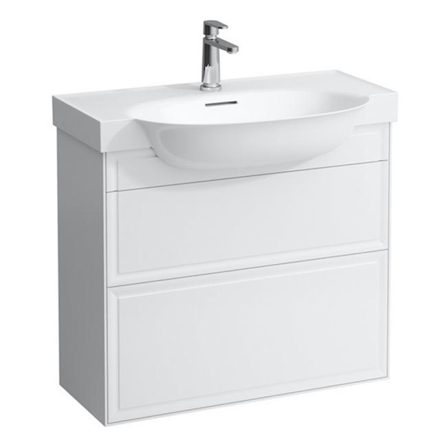 LAUFEN The New Classic Waschtischunterschrank mit 2 Auszügen Front weiß glanz/Korpus weiß glanz