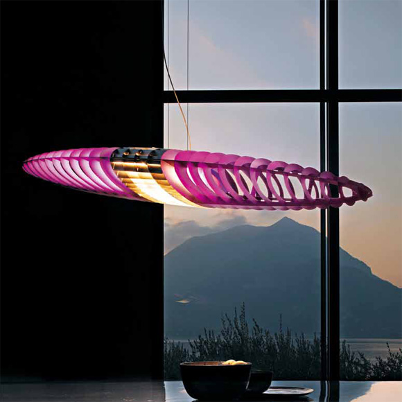 Luceplan Titania D17 pendant light dimmable, height adjustable with ...
