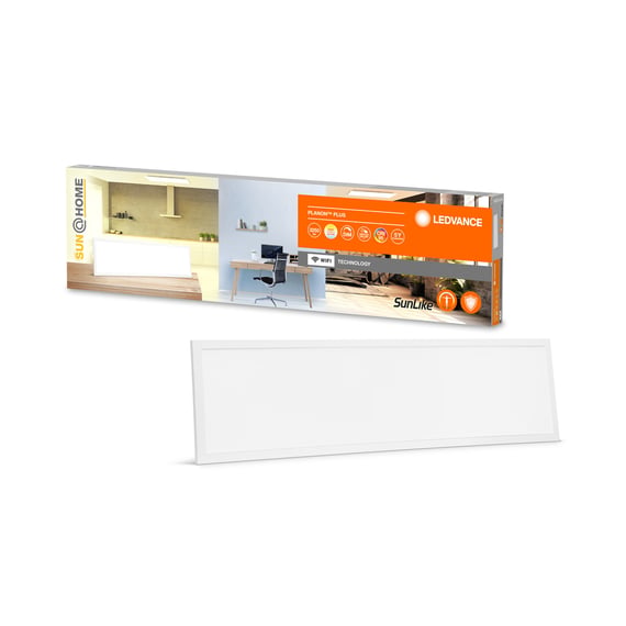 LEDVANCE PLANON Plus Deckenleuchte – 30x60 Cm, 22W, 830 Lumen, Dimmbar, Weiß