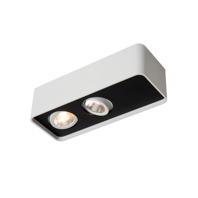 Lucide ANGULAR Deckenleuchte 2-flammig, LED dimmbar, weiß - 23975/10/31 ...