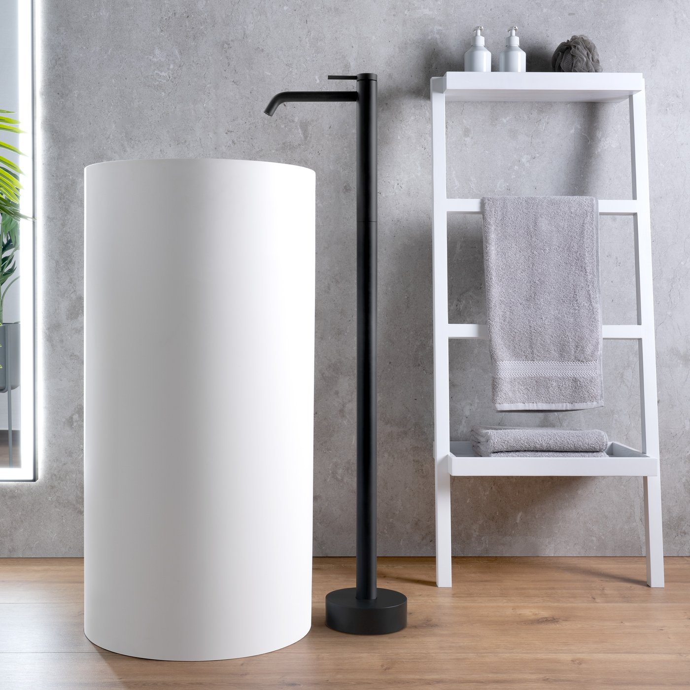 Mariner Logica freestanding basin fitting, includes concealed ...