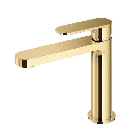Mariner Uno Waschtischarmatur ohne Ablaufgarnitur, gold - UNO0053 