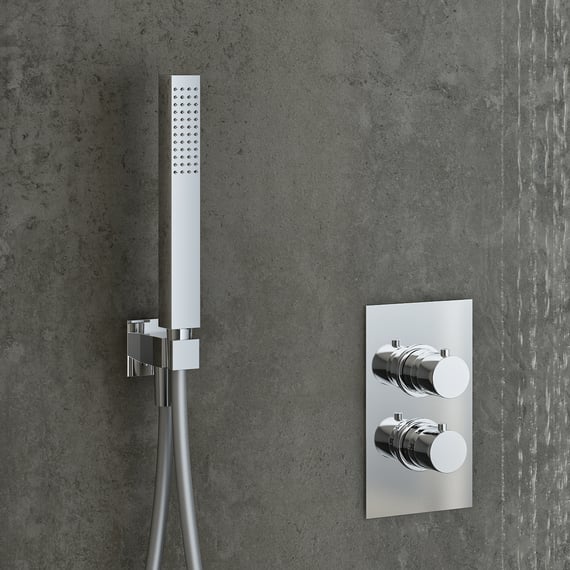 Stainless Steel Concealed Shower Wall Pipe, Connecting Rod Shower