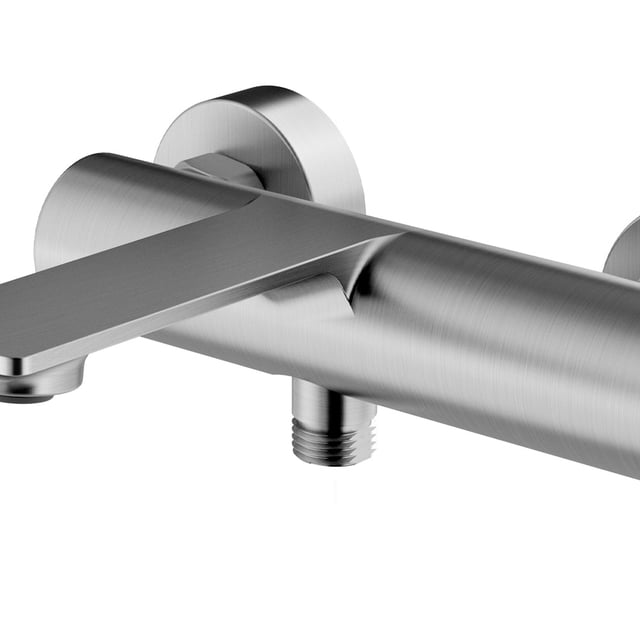 Lamborghini Vortex bath fitting brushed silver - VOR9921-CS+LEV002A ...