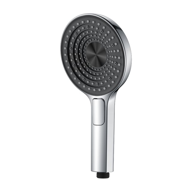 Douchette 3 Jets Idealrain Ideal Standard – Double Coque, Diamètre 10 Cm – Réducteur Débit 8 L/min – Anti-calcaire