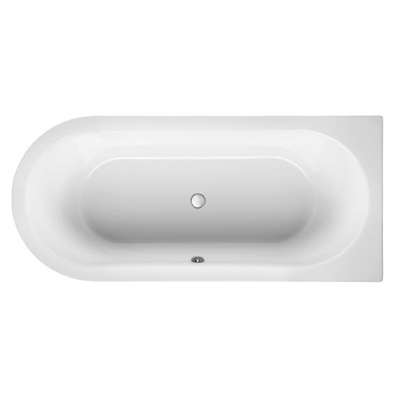 Mauersberger primo 3 Sonderform-Badewanne, Einbau weiß