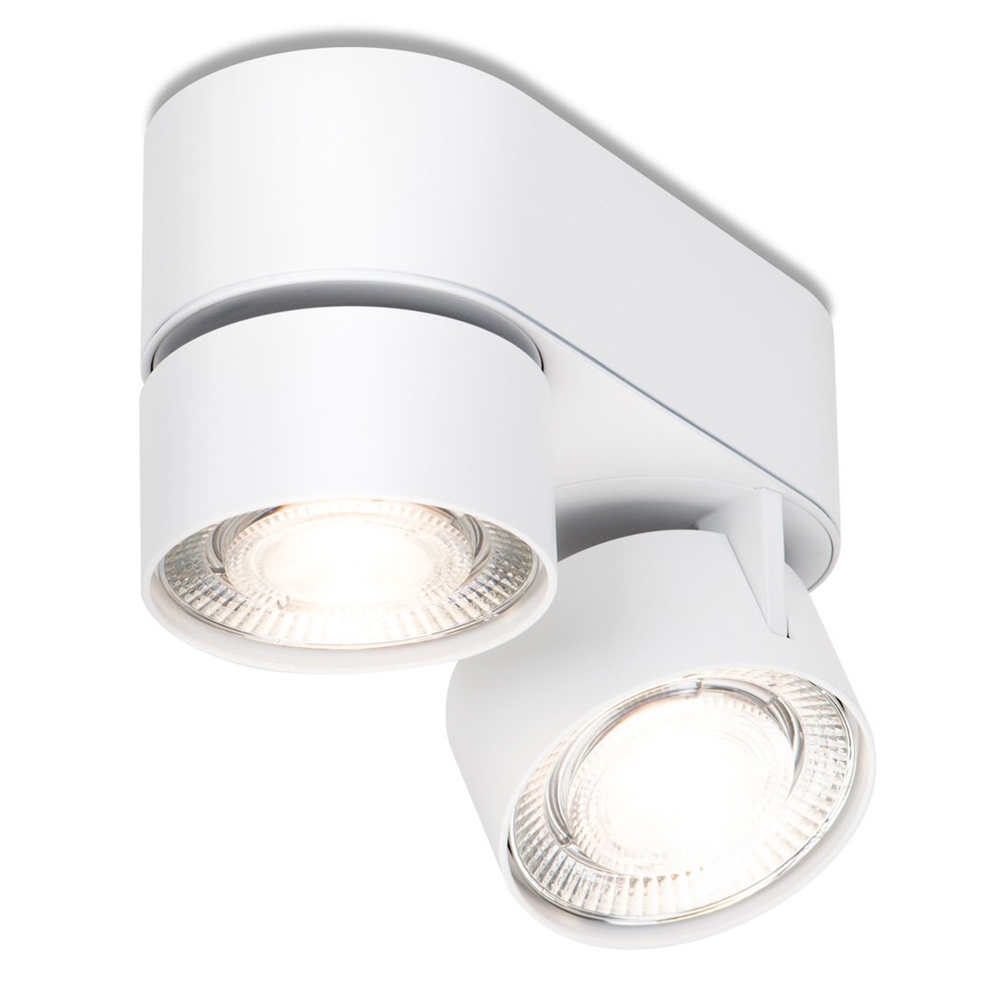Design-Aufbaustrahler weiß GU10 111mm - Impact