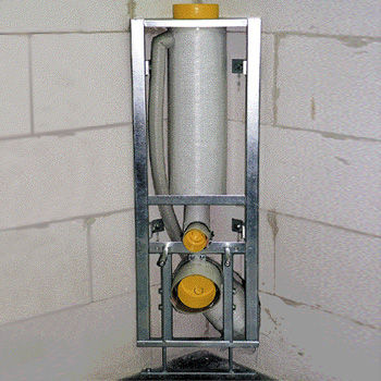 Missel Kompakt-Spülrohr MSR 6 Liter für Wand-WC, H: 96 cm DN 90