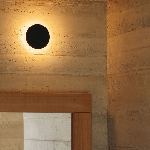 Milan Storefront Led Milan Horizon LED wall light without lampshade black - 7009 | REUTER