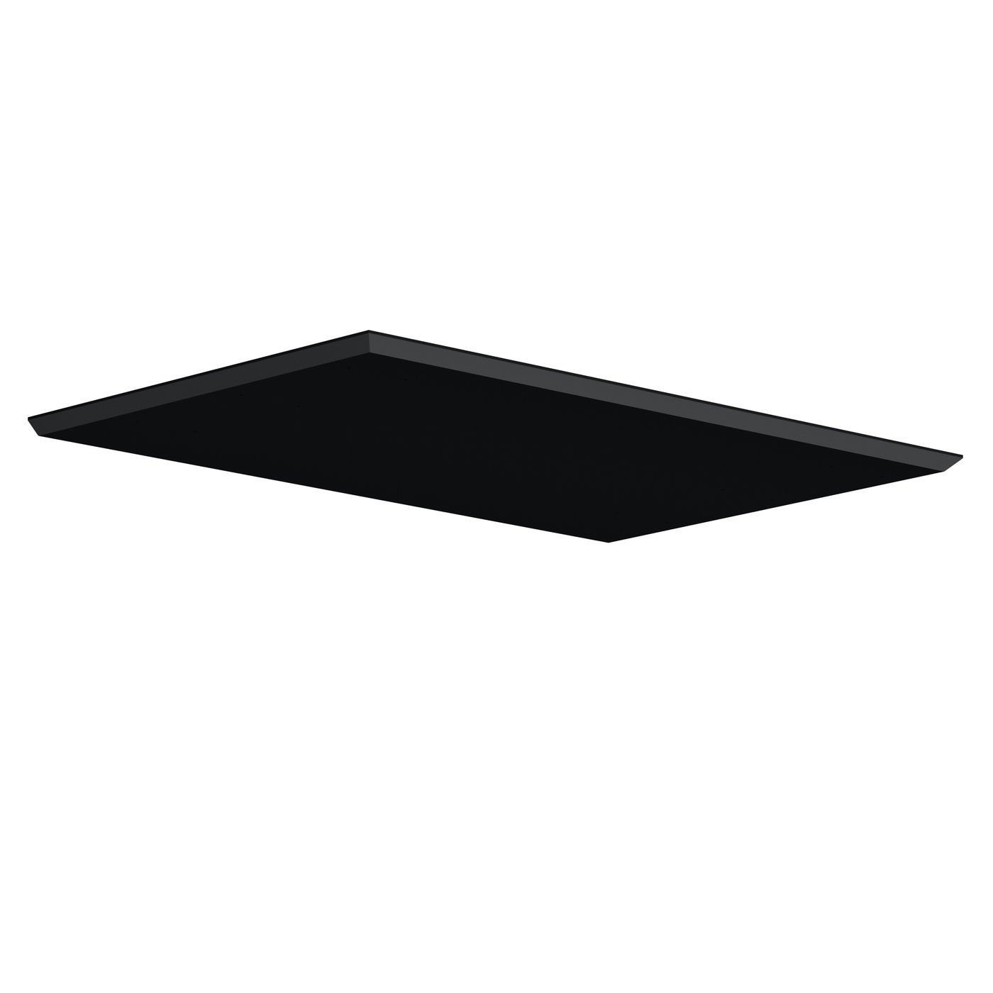 Prima Decorative VR-109 Bodenregister Aus Aluminiumguss – 7,6 X 25,4 Cm, Schwarz Matt, Mit Luftdämpfer