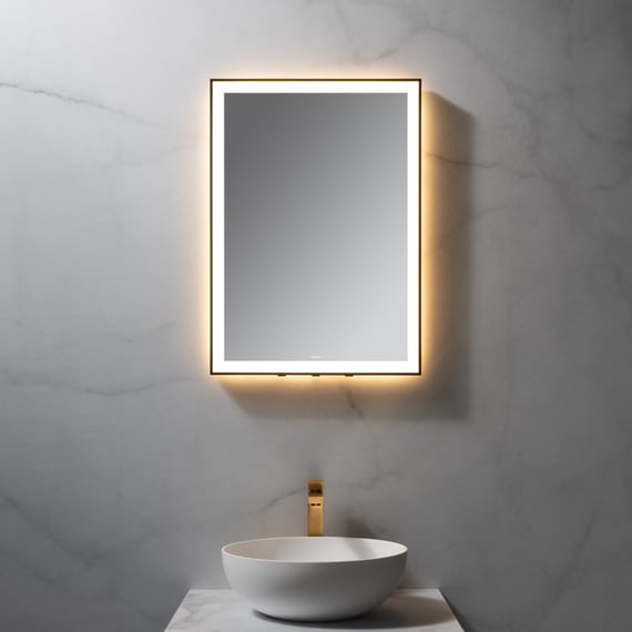 Mirror 50 neoro n50 Metal Touch illuminated mirror W: 50 cm, with all-round ...