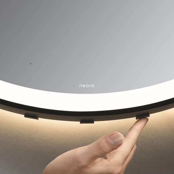 Grand Miroir Muraux LED Lumineux Demi Rond 50x100 cm avec Éclairage Lumière Chaude Lumières LED sans Cadre Élégant pour Salle de Bain de Maquillage Moderne Montage Horizontal Vertical Grand Miroir Muraux LED Lumineux Demi Rond 50x100 cm avec Éclairage Lumière Chaude Lumières LED sans Cadre Élégant pour Salle de Bain de Maquillage Moderne Montage Horizontal Vertical
