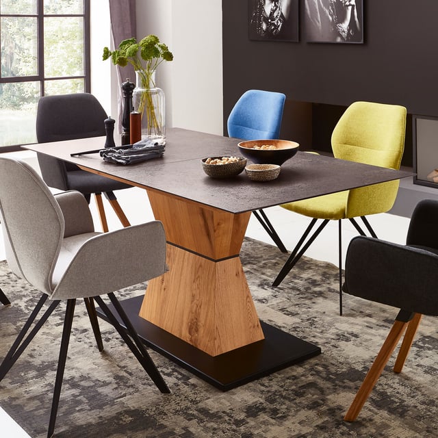 Niehoff SKYLINE Esstisch, ausziehbar granit - 450379053