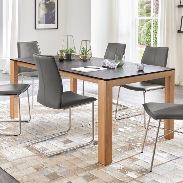 Niehoff MONTANA Esstisch, ausziehbar granit - 821347053