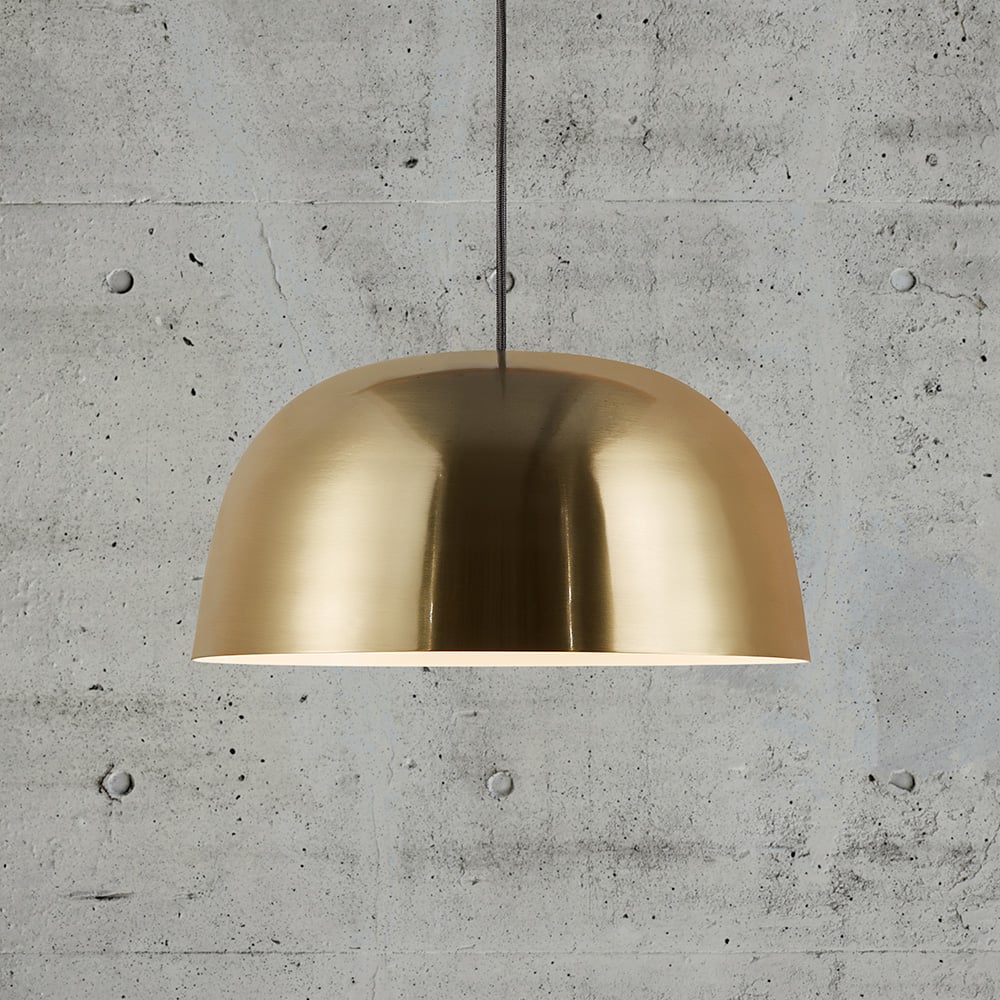Ideal Lux Pendelleuchte HAREM | 1-flammig, Antik-Messing, E27, Ø 16,5 Cm – Elegante Deckenleuchte Für Innen