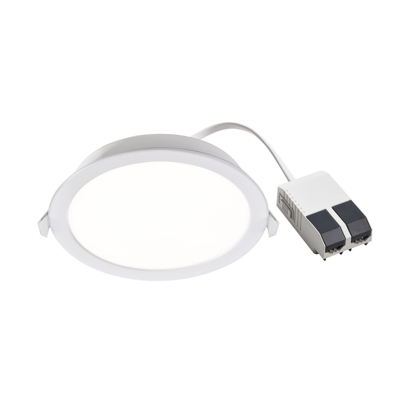 Recessesd Shape nordlux Manacor recessed spotlight, LED dimmable, white - 2610020001 ...