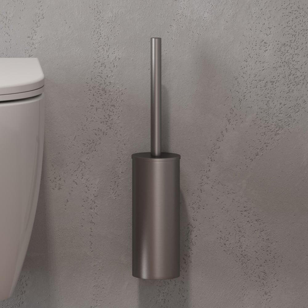 Antike Messing Toilettenbürste Mit Halter | Messing