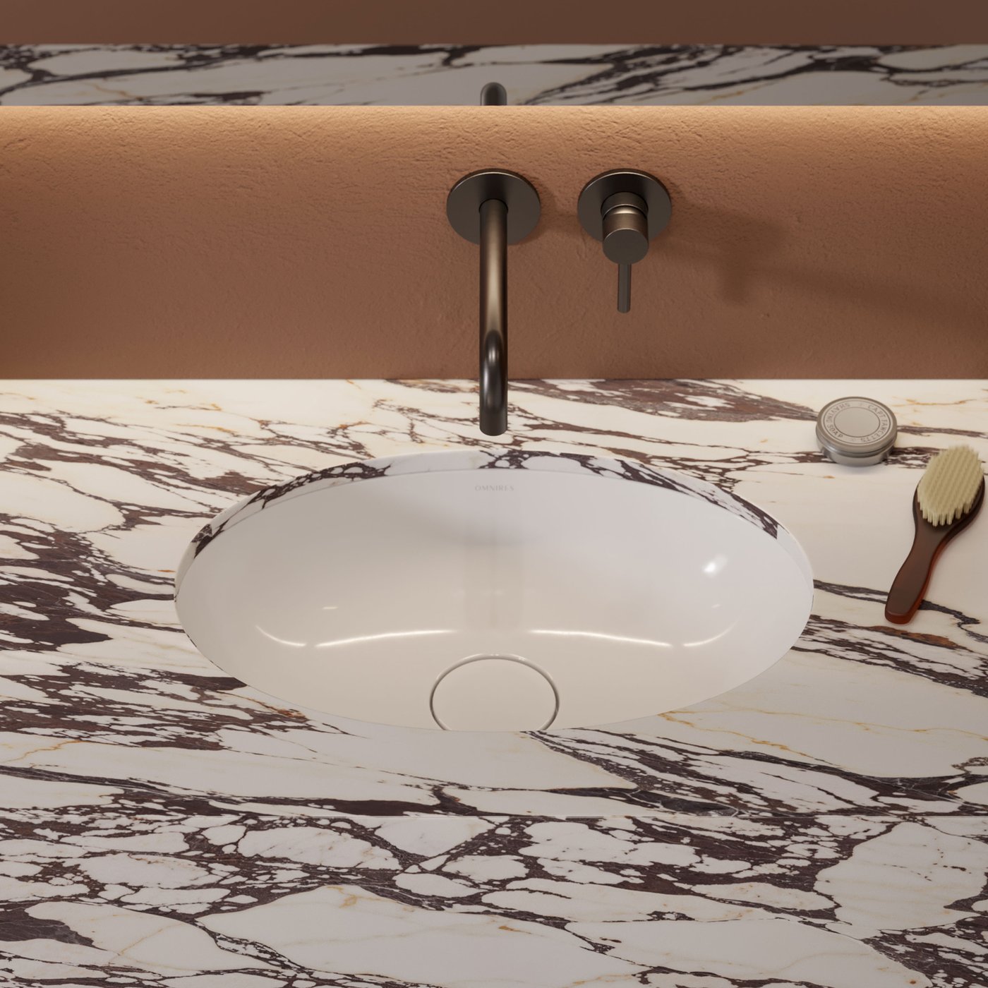 OMNIRES SHELL undercounter basin white - SHELL480UPBP | REUTER