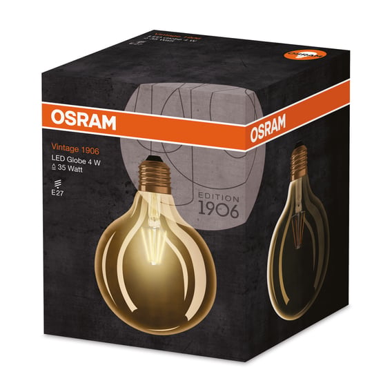 Osram Vintage Edition 1906 LED Globe 125, E27 ...
