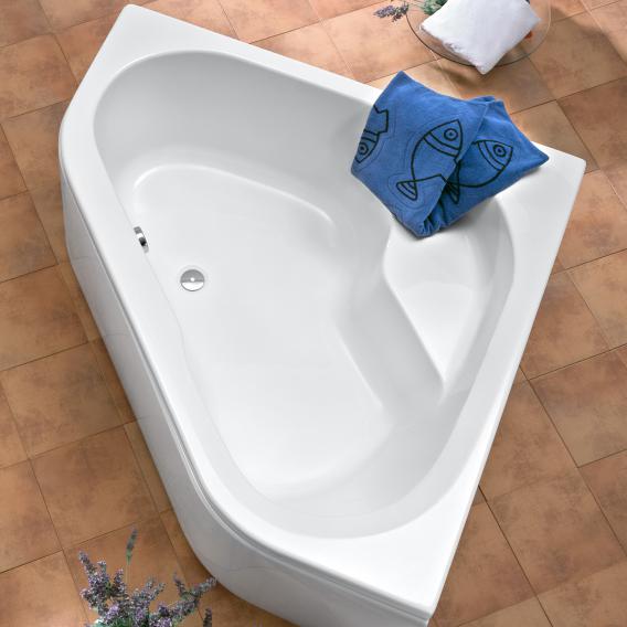 Ottofond Ancona Eck-Badewanne, Einbau mit Fußgestell