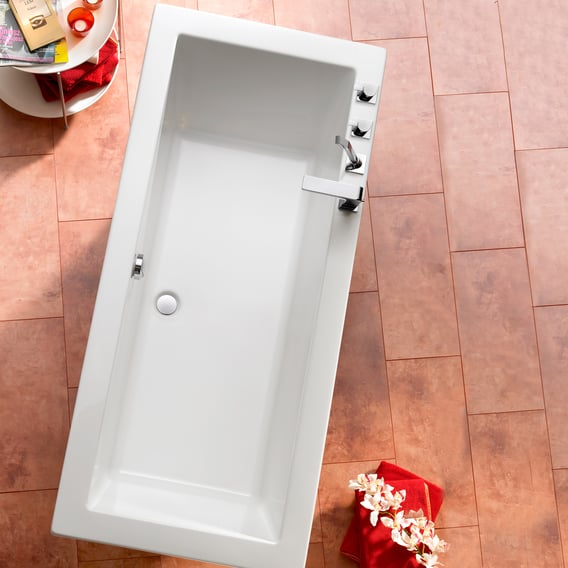 Ottofond Cubic Rechteck-Badewanne mit Wannenträger ...