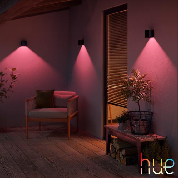 PHILIPS Hue White & Color Ambiance Resonate RGBW LED wall light 1 head -  46677700