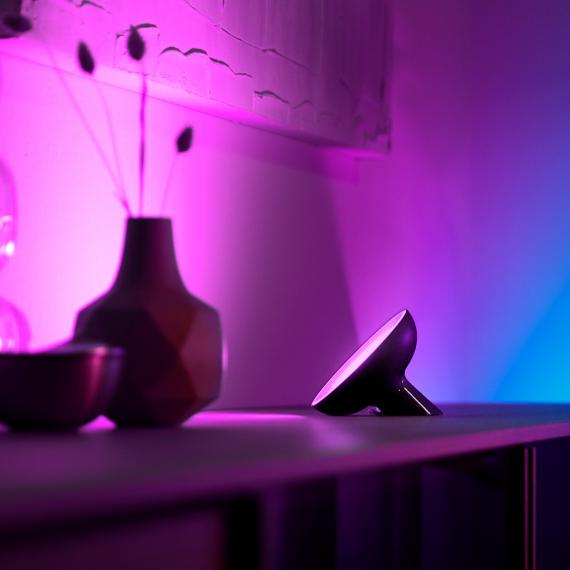 Dimmer mit PHILIPS | REUTER Bloom LED Tischleuchte - 77112600 RGB Hue