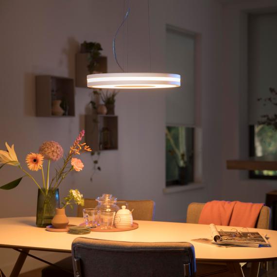 Ambiance mit Pendelleuchte LED Hue Dimmer PHILIPS Being REUTER | 8718696175293 - White