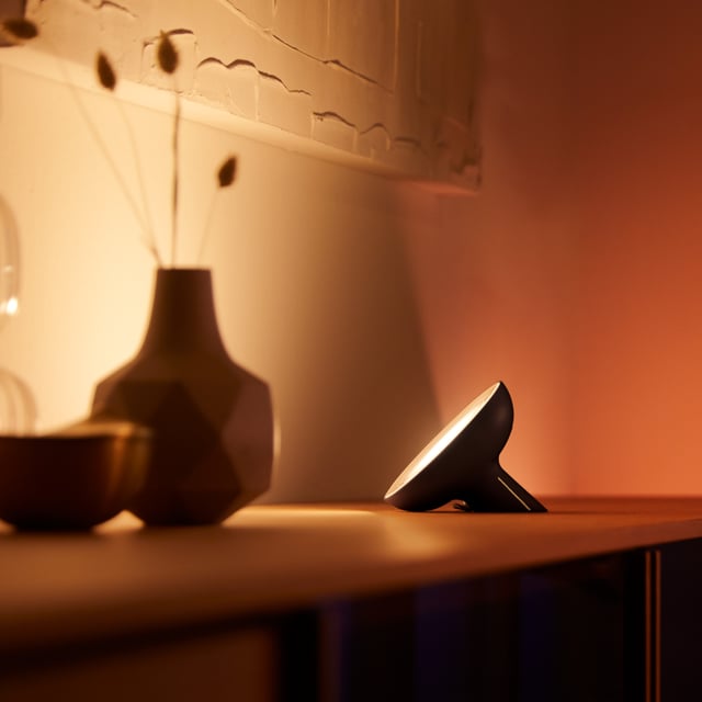 Philips Hue White & Color Ambiance Bloom table lamp, LED RGBW