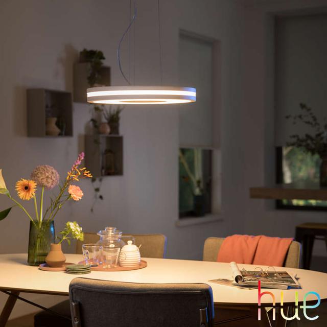 PHILIPS Hue White ambiance Being LED Pendelleuchte mit Dimmer