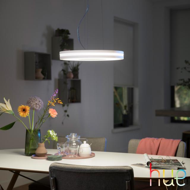 PHILIPS Hue White ambiance Being LED Pendelleuchte mit Dimmer